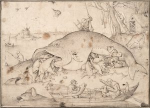 Grote Vissen Eten Kleine Vissen, 1556