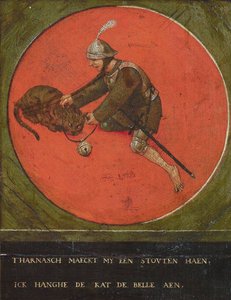 Geef me een harnas en ik word moedig genoeg om de kat te bellen, 1558