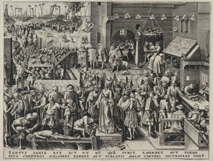 Justitia Gerechtigheid door Bruegel