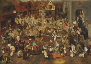 Het gevecht tussen Carnaval en Vasten