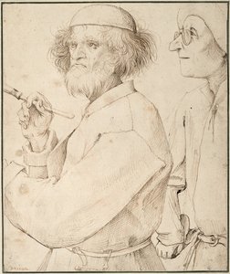 De schilder en de koper door Bruegel