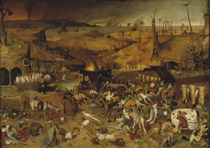 De triomf van de dood, ca. 1562-1563 door Bruegel