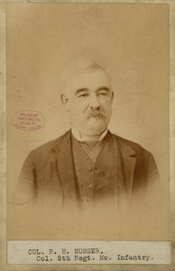 Richard H. Musser, kolonel, 9e Missouri Infantry (Geconfedereerd) door Brunswick J. Sharer