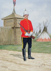 Agent van de North-West Mounted Police in 1880