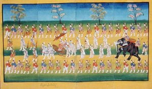Vouwmanuscript door Burmese School