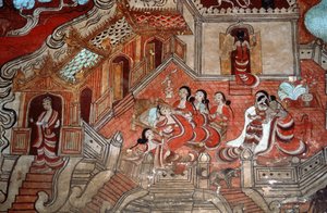 Scènes uit het leven van een Bodhisattva, 1776 (muurschildering)