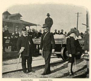 Aankomst in Port Tampa, Spaans-Amerikaanse Oorlog, juni 1898, 1899 door Burr McIntosh