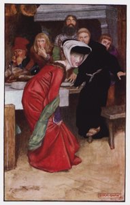 Illustratie voor The Cloister and The Hearth door Charles Reade