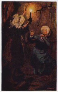 Illustratie voor The Cloister and The Hearth door Charles Reade door Byam (after) Shaw