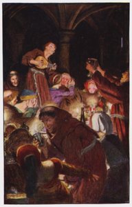 Illustratie voor The Cloister and The Hearth door Charles Reade door Byam (after) Shaw