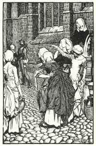 Illustratie voor The Cloister and The Hearth door Charles Reade door Byam (after) Shaw