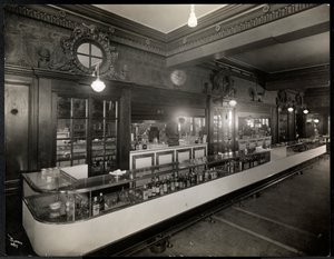 Een bar in het Robert Treat Hotel, Newark, New Jersey, 1916