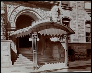 Ingang van het Hotel Earlington, 55 West 27th Street, New York, 1906