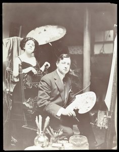 Harrison Fisher en model, 1908-9