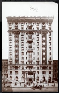 Hotel Woodstock op 127 West 43rd Street, New York, 1907 door Byron Company