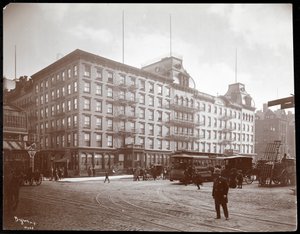Het Grand Union Hotel op 4th Avenue en 42nd Street, New York, 1904 door Byron Company