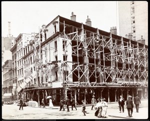 Het Hotel Metropolitan aan Broadway en 27th Street, New York, ca. 1900