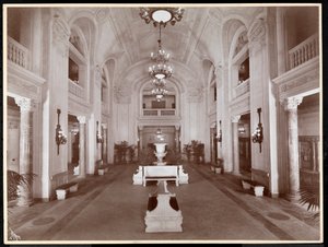 De lobby van het Hotel McAlpin, 1913