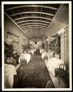 Het Palm Room restaurant in het Hotel Lorraine, 1923