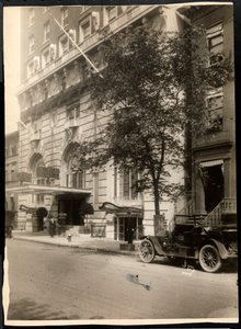 Uitzicht op het Robert Treat Hotel, Newark, New Jersey, 1916