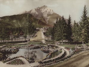 Cascade Mountain en Reflectiepoel, Banff