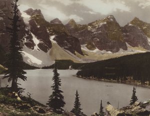 Moraine Lake en Valley of Ten Peaks