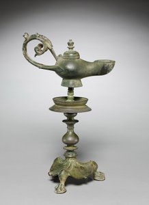Lamp en standaard, 400s door Byzantine