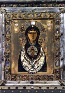 De Madonna Nicopela door Byzantine