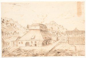 Bærums smelteoven door C.A. Lorentzen