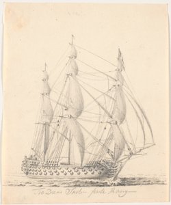 Drie-deks schip - eerste rang - door C.A. Lorentzen