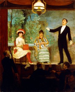 De muziekhal, 1889 door C.A. Paul de la Boulaye