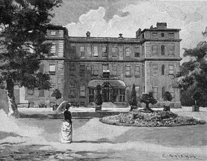 Marlborough House, vanuit de tuin, 1863 door C.A. Wilkinson