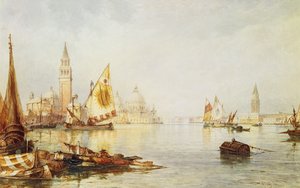 Uitzicht op Venetië