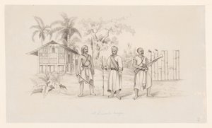 Atchineesche troepen door C.D. Wulf (attributed to)