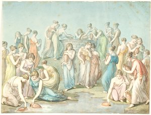 De straf van de Danaïden door C.G. Kratzenstein Stub