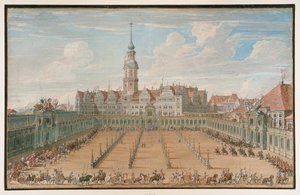 Parade van de damesringraces, Dresden