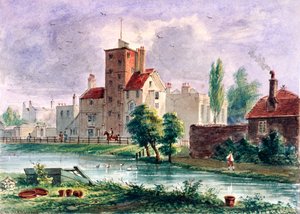 Canonbury House, Islington, Londen, 1835 door CH Matthews