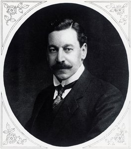 Portret van Herbert Samuel (1870-1963), Engelse politicus, uit Illustrated War News, 19 januari door J.B. and Brown J. Rowbotham