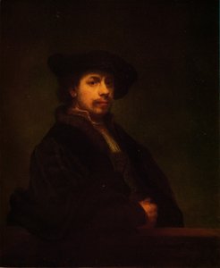 Kopie van Rembrandts Portret van Zichzelf, 1926 door CM Berwick