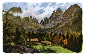 Meer Nambino en de Brentagroep, Tirol, 1901