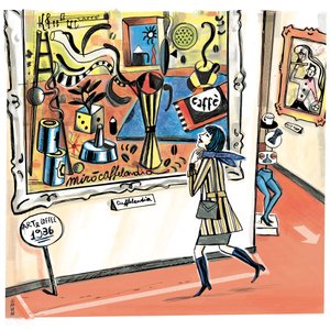 ART AND COFFEE (pastels, inkt, digitaal)