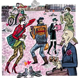 LIEFDE IN DE STRAAT (inkt, collage, digitaal)