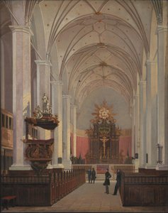 Het Interieur van de Trinitatis Kerk