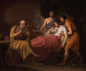 Alexander de Grote op zijn ziekbed