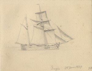 En Kuf door Christoffer Wilhelm Eckersberg