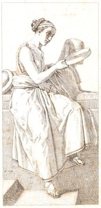De Rede. Allegorisch figuur door Christoffer Wilhelm Eckersberg