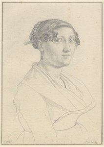 Portret van een Romeinse vrouw, en face naar rechts