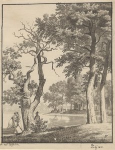 Het eiland bij Valsøelille, juli 1810 door Christoffer Wilhelm Eckersberg