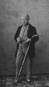 Carte de visite van Jules Perrot door C. Bergamasco