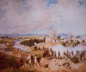 Mexicaans-Amerikaanse Oorlog (1846-48), Slag bij Molino del Rey, Amerikaanse troepen aanvallen door C. Escalante